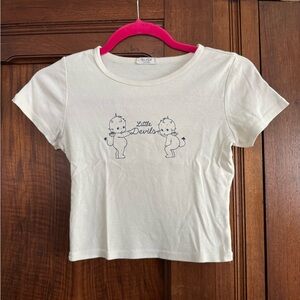 Brandy Melville (John Galt) Little Devils Baby Tee
